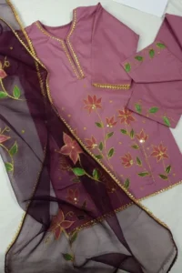 Lilac Blossom Kurta Set