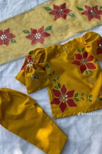 Mustard Bloom Classic Suit